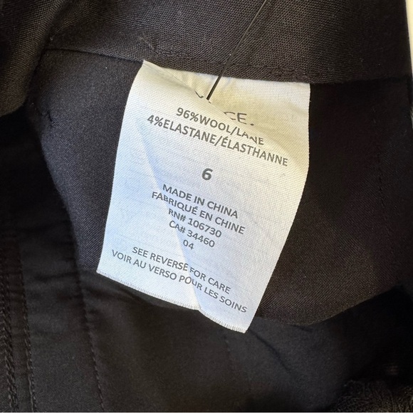 Vince Wool Tuxedo Stripe Slim Trousers - Picture 4 of 8